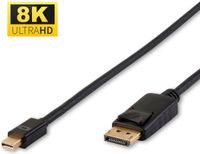 Microconnect DP-MMG-100MBV1.4 DisplayPort kabel 1 m Mini DisplayPort Zwart