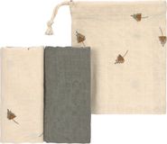 Lässig Hydrofieldoek Taupe 60 x 60 cm 2 Stuks