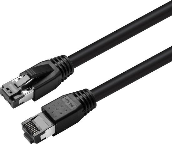 Microconnect MC-SFTP802S netwerkkabel Zwart 2 m Cat8.1 S/FTP