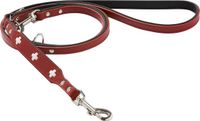 Hunter - Trainingslijn Nappa Rood/Zwart 200x1 cm