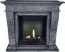 Xaralyn Kreta Bio-ethanol haard - Zwart Natuursteen - 3 kW Verwarming