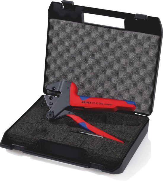 KNIPEX Krimp-systeemtang gebruineerd 200mm