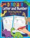 Dinosaur Independently Published Dinosaur Letter and Number Tracing Book Ages 3 - 5
