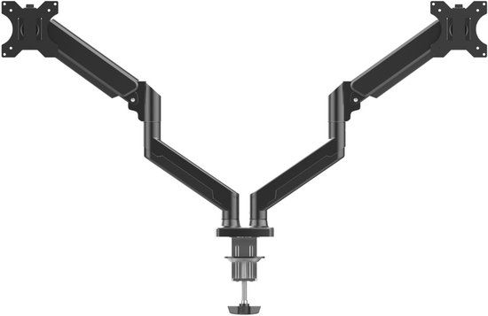 Stane Monitorarm Duo Deluxe - 2 Schermen - 13-32 Inch - Zwart