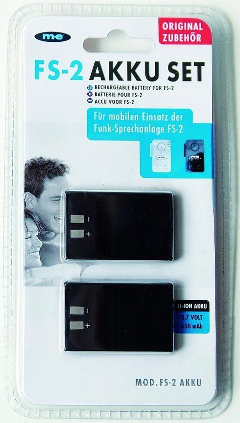 m-e Accupack voor Intercom, m-e modern-electronics FS-2