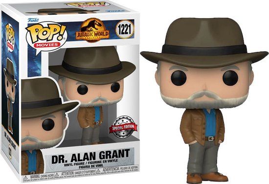 Funko Pop! Jurassic World - Dr. Alan Grant #1221 - Special Edition