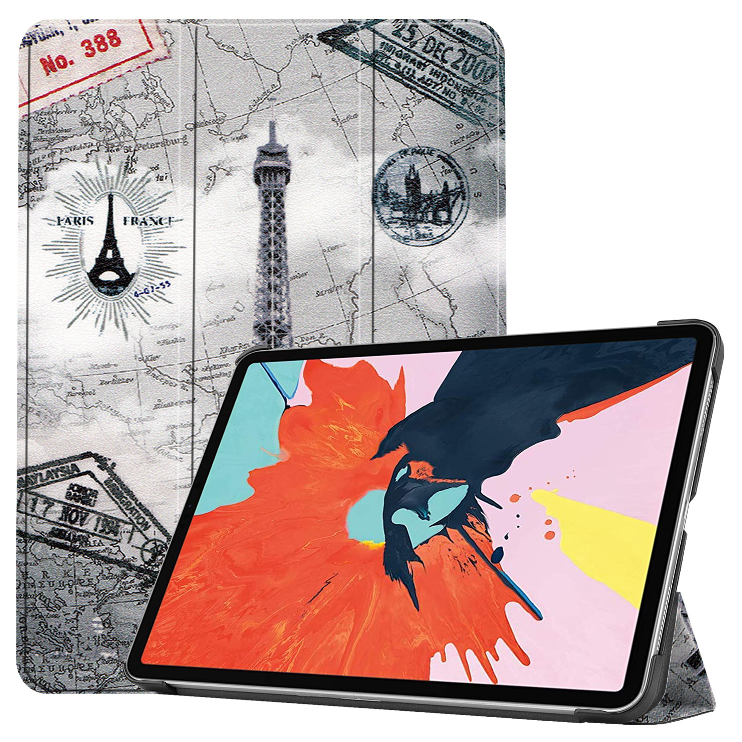 imoshion Design Trifold Bookcase iPad Air (2020) - Parijs