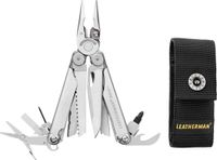 Leatherman Wave Plus+ Multitool Argent - 18 Outils - Acier Inoxydable