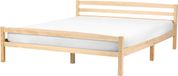 Beliani ECHALLON - Bed - Lichtbruin - 160 x 200 cm - Dennenhout