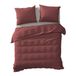 Yellow Dekbedovertrek Percale - Spicy Red - 240x200/220 cm