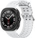 Strap-it Ocean siliconen smartwatch bandje - wit