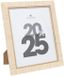 Atmosphera Fotolijstje Bali - voor 20 x 25 cm foto - beige - mdf/glas - ornament frame 24.5 x 29.5 cm - staand/hangend