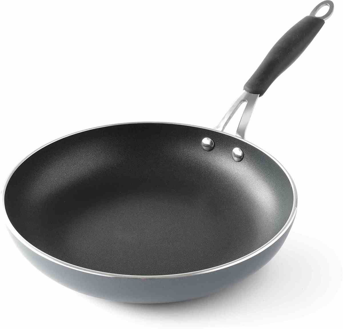 Hendi Aluminium koekenpan met siliconen greep 32 cm