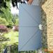 vidaXL Pare-soleil de terrasse pliable 300x150 cm gris