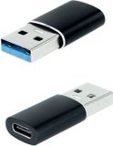 Nanocable 10.02.0012 USB C USB A Zwart
