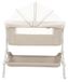 Lit bébé avec bac en soie - Berceau à roulettes - Hauteur réglable - Moustiquaire - Espace de rangement - Portable - Convient jusqu'à 10 kg - Kaki
