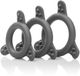 CalExotics Pro Series Silicone Ring Set Zwart