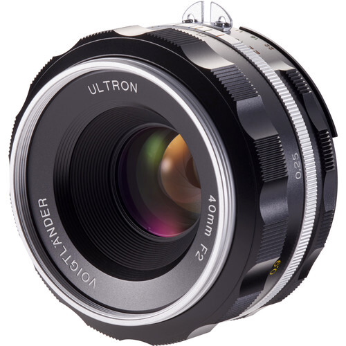 Voigtländer Ultron 40mm F/2.0 ASPH SLII-S AIS Nikon zilver