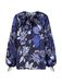 SEIDENSTICKER Blouse blauw / wit
