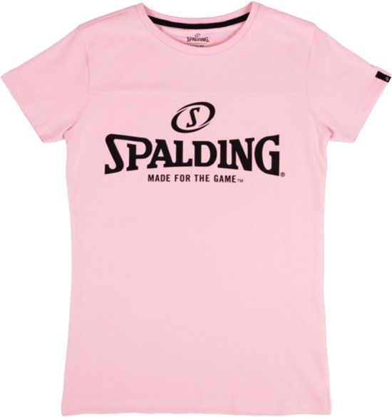 Spalding Essential Logo T-Shirt Dames - Roze - Maat L