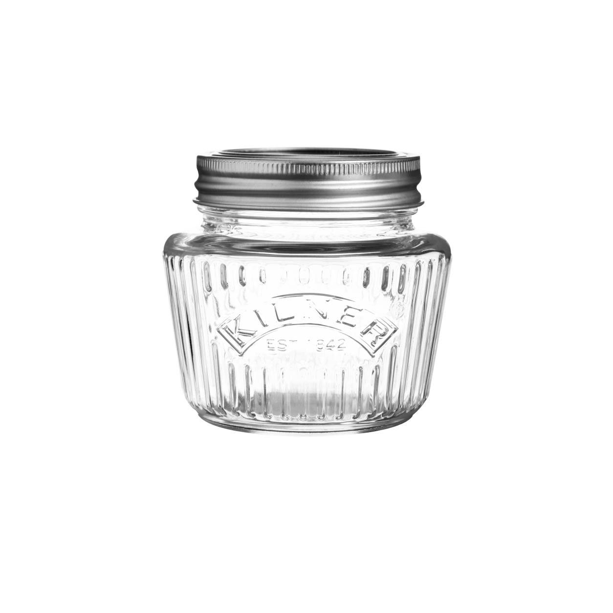 Kilner 0025.706 Potten - Glas - Rond - Transparant, Metallic