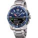 Festina F23000/E Polshorloge Hybride Heren Connected Blauw Zilverkleurig Titanium Saffierglas