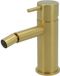 Hotbath Cobber Bidetmengkraan zonder Waste - Geborsteld Messing PVD - V02