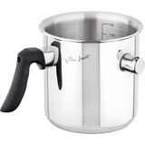 Lamart LT1068 Melkpan RVS 1.5L Zwart Handvat