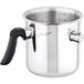 Lamart LT1068 Melkpan RVS 1.5L Zwart Handvat