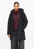 s.Oliver Buitenjas Dames Zwart Polyester Lange Mouw Maat 38