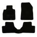 DBS 1765709 Auto vloermatten - op maat - 3-delig - anti-slip - zwart naaldvilt 900 g/m² - velours productie - assortiment Star