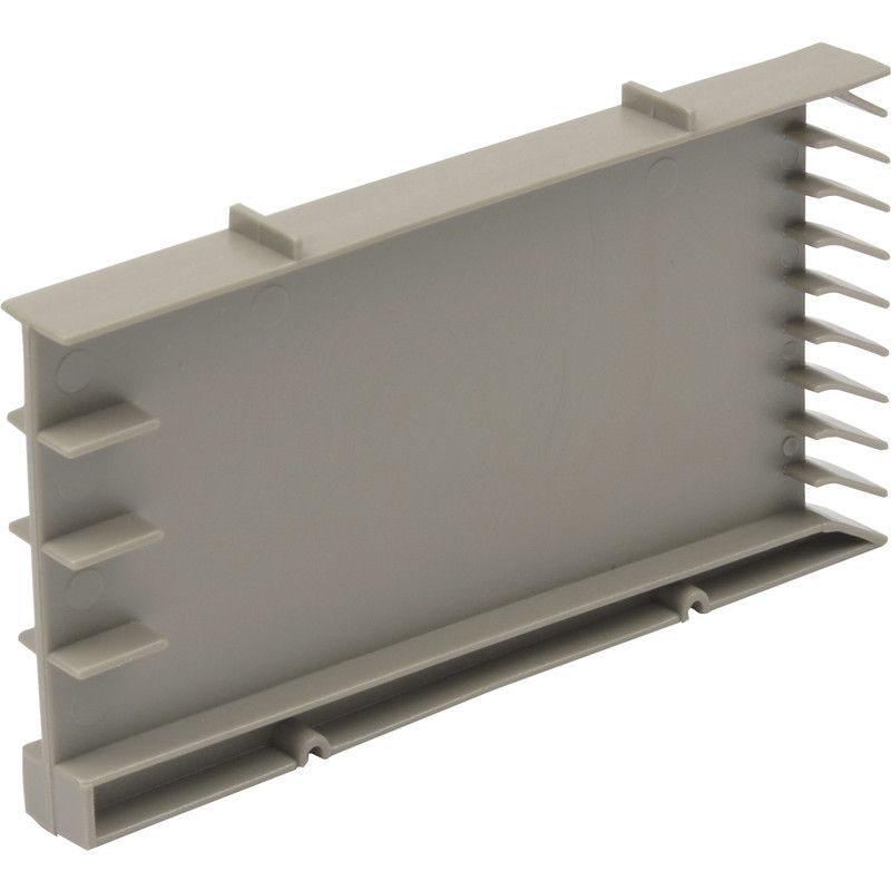 Kopvoegroosters 50mm Kunststof grijs