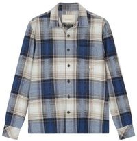 Dstrezzed chemise homme TRUE NAVY à carreaux Coton Manches longues M