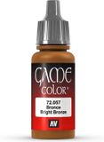 Vallejo Hobbyverf Acrylverf - 72057 Game Color - Bright Bronze - Acryl - Verf flesje - 18 ml