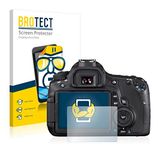 brotect 2x Schermbeschermer compatibel met Canon EOS 60D Screen protector transparant
