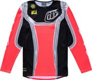 Troy Lee Designs SE Pro Stripes Motocross-trui Rood/zwart XL