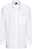 OLYMP Luxor modern fit chemise - blanc structure - Repassage facile - Tour de cou : 38