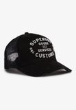 Superdry Mesh Truckercap Zwart