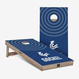 Gockel Original Cornhole Set - blauwe cirkels - 120x60 cm