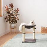 Merkloos / Sans marque Kattenboom - Klimmen, klauwen slijpen, relaxen / gezellige uitkijkplateaus, 39.9L x 39.8W x 49.8H centimeters