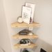 Stijlvol Eiken Wandplank, 39,4 x 5 x 14,5 cm, Melamine Gecoat Deeltjesbord
