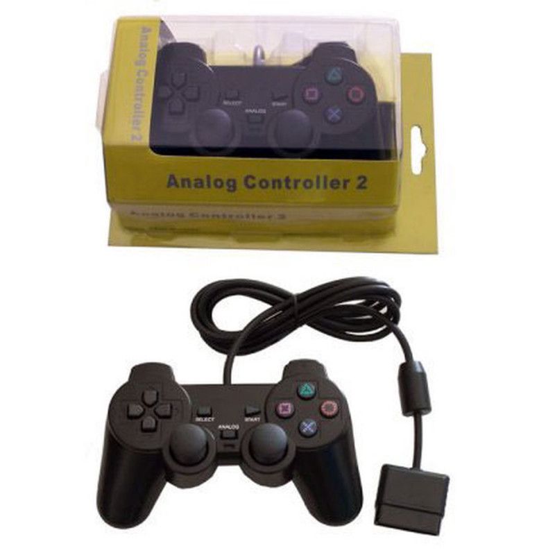 Dubbele Schokcontroller voor Sony Playstation 2 en Playstation 1 met Compatibel met Trillingen