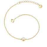 Glanzstücke München Armband goud / wit