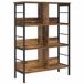 vidaXL Boekenplank 6-laags Oud Hout