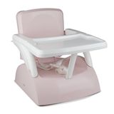 THERMOBABY THERMOBABY YEEHOP 2-in-1 kinderstoelverhoger - 6-18 maanden - 3-punts veiligheidsgordel - afneembare plank - poederroze