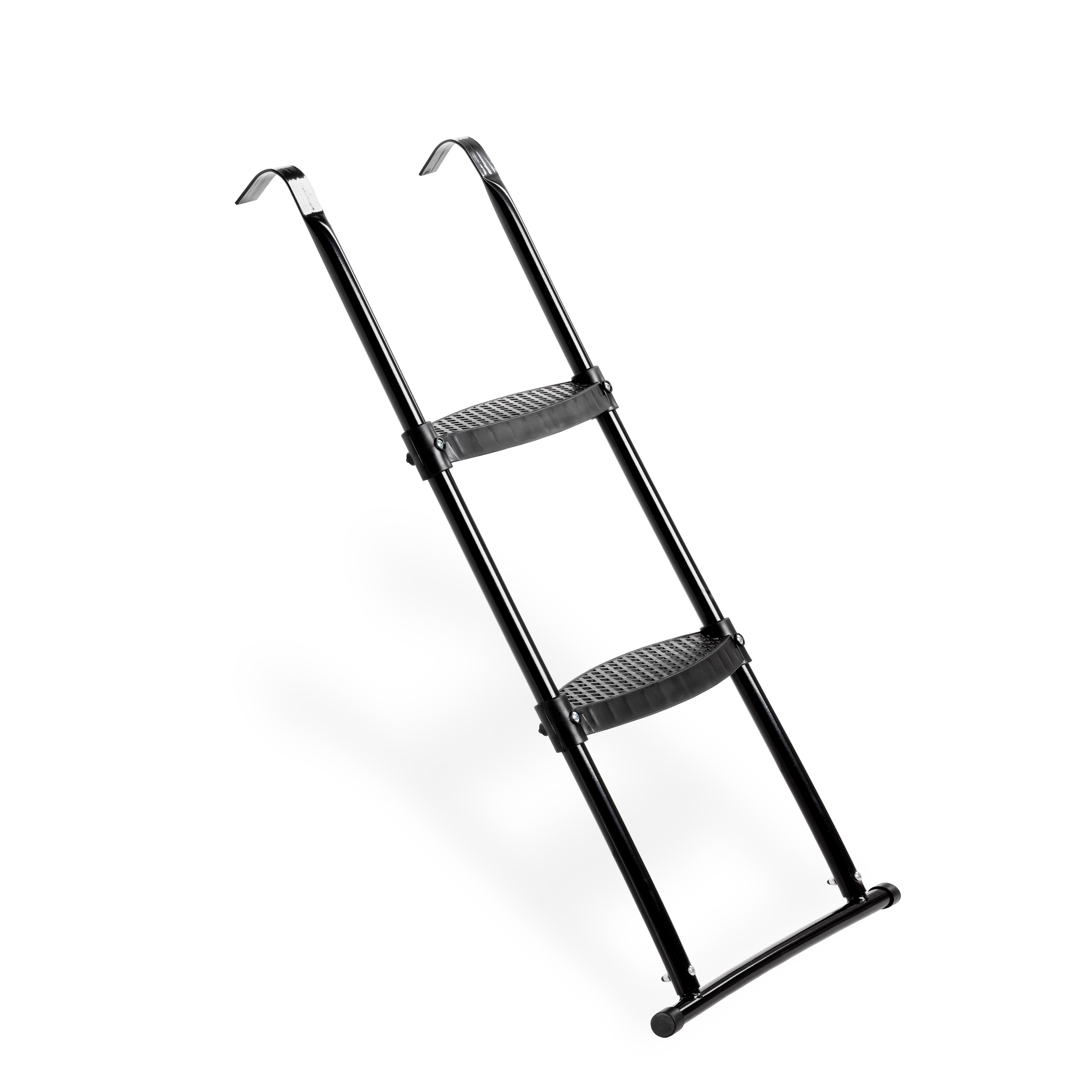 EXIT Trampoline ladder voor framehoogte 80-95 cm - Zwart