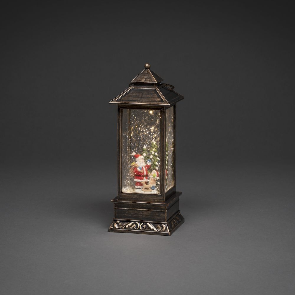 KONSTSMIDE 4370-000 Sneeuwlantaarn - Bruin - LED - Batterij/Accu - Timer