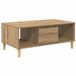 vidaXL Salontafel Artisan Eiken 90 x 50 x 26.5 cm Bewerkt Hout