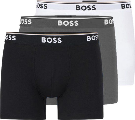 BOSS Boxershorts Power 3-Pack - Men - Size M - Body-fit
