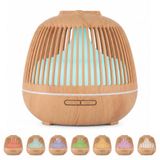 Vinato Diffuser voor etherische oliën, 550 ml, ultrasoon, aromadiffuser met 7 ledlampen, stil, timer, automatische uitschakeling, BPA-vrij, voor thuis, kantoor, slaapkamer